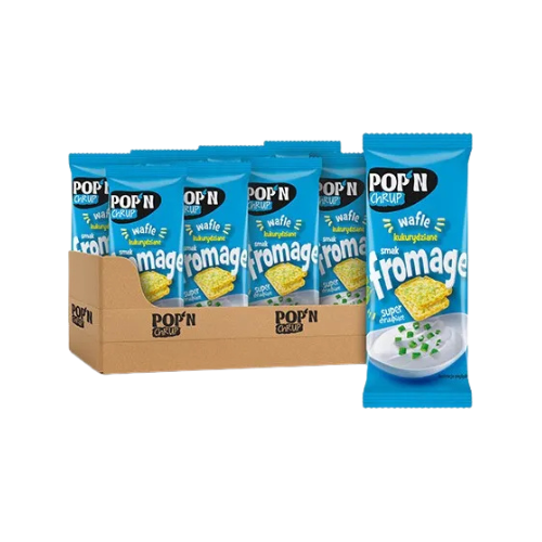 SANTE - POP`N CHRUP Wafle Kukurydziane - 3x 22g - Fromage x48